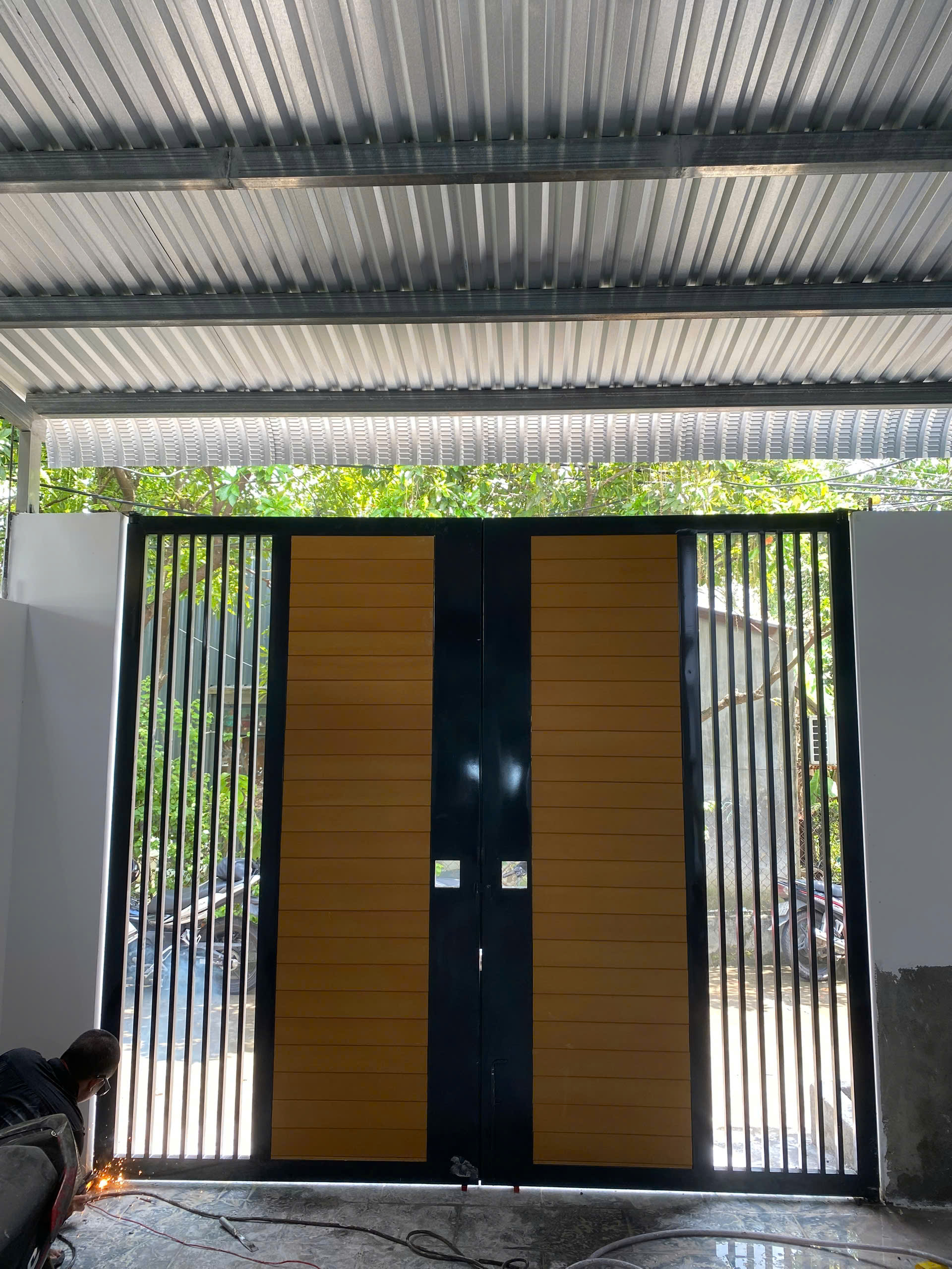 Cửa cổng sắt - ảnh 19