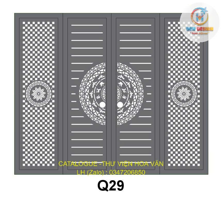 Cửa cổng sắt - ảnh 22