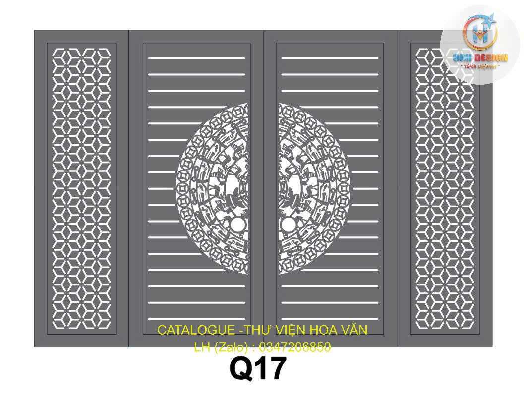 Cửa cổng sắt - ảnh 26
