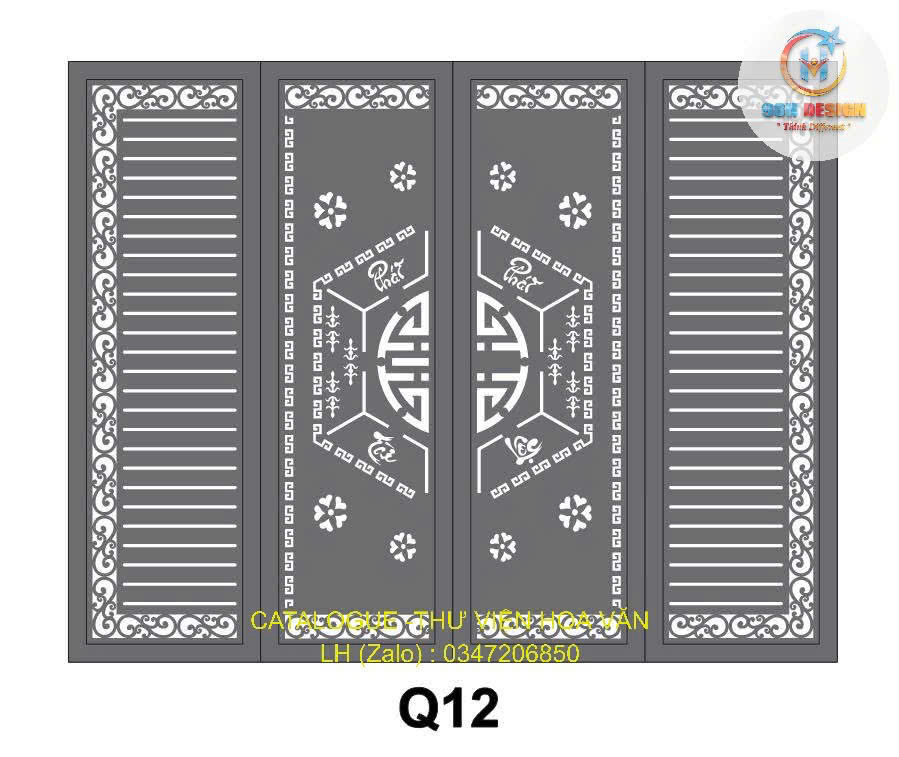Cửa cổng sắt - ảnh 28