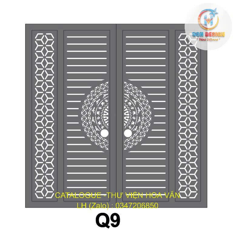 Cửa cổng sắt - ảnh 29