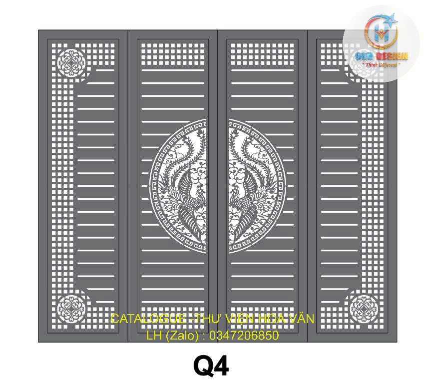 Cửa cổng sắt - ảnh 31