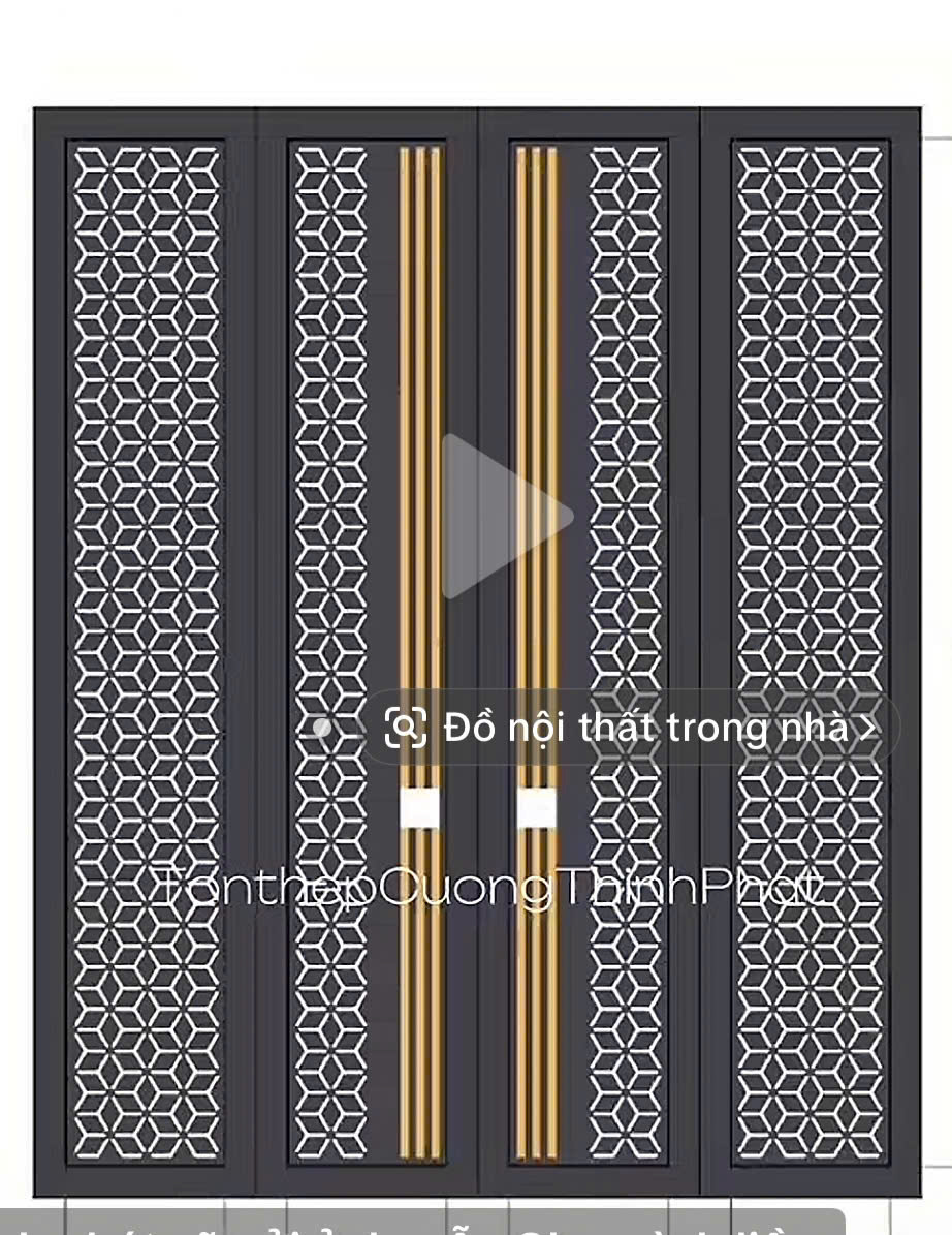 Cửa cổng sắt - ảnh 36