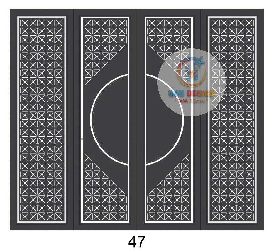 Cửa cổng sắt - ảnh 40