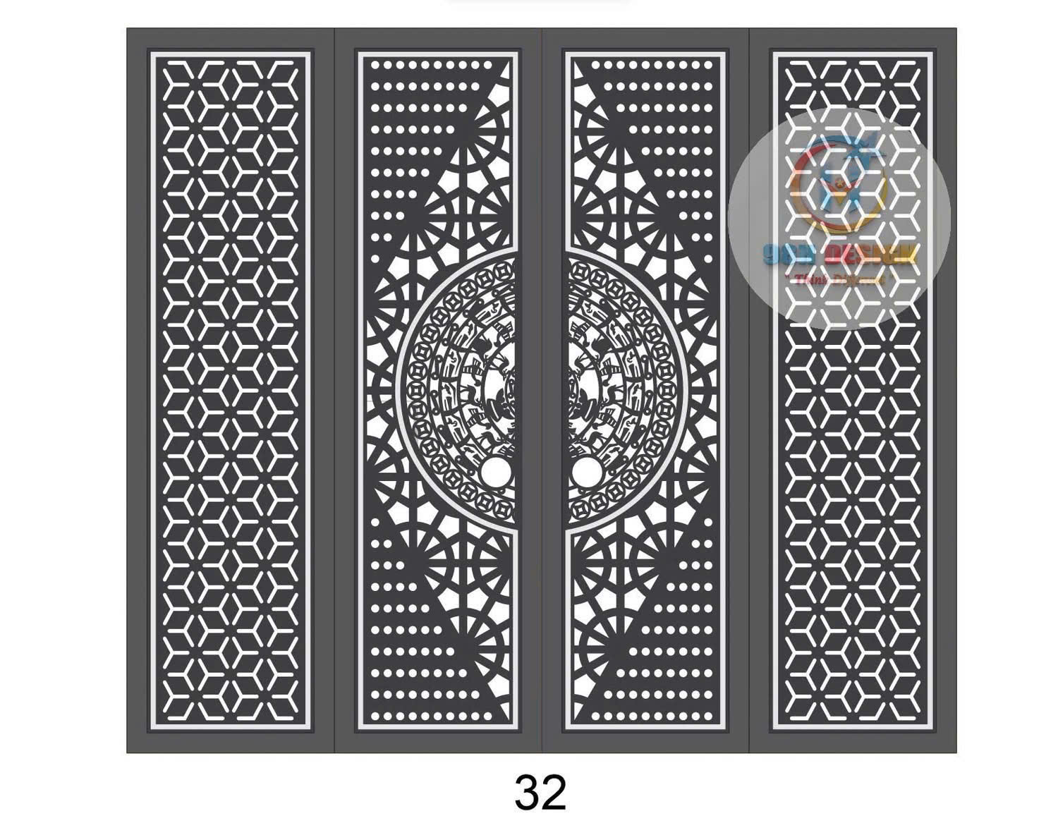 Cửa cổng sắt - ảnh 43