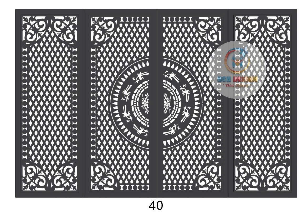 Cửa cổng sắt - ảnh 45