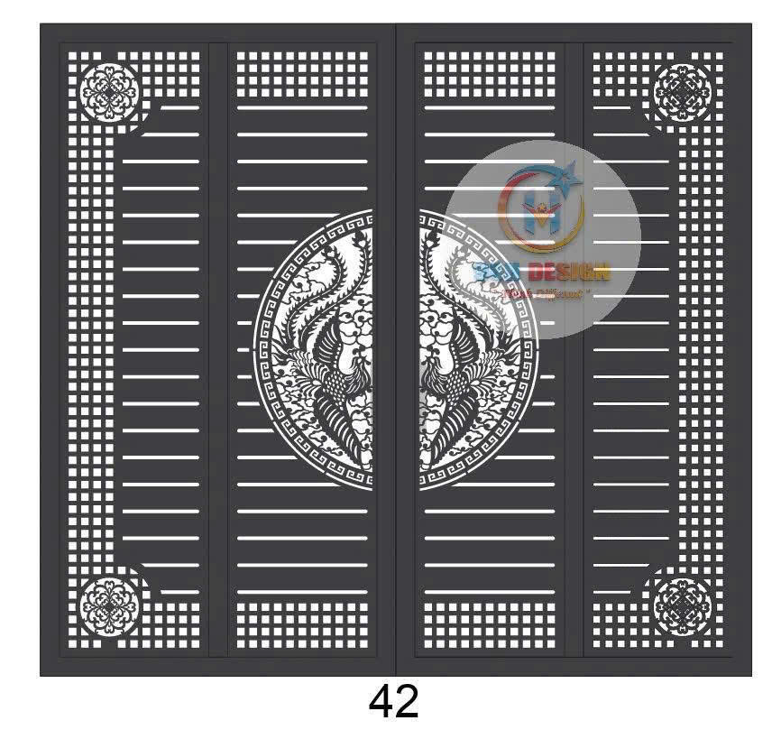 Cửa cổng sắt - ảnh 46