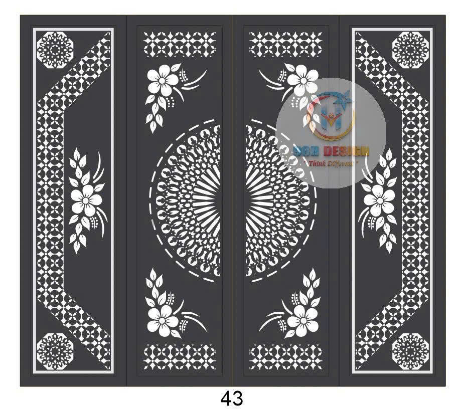 Cửa cổng sắt - ảnh 47